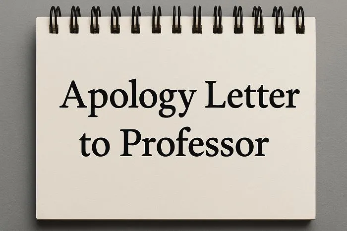How to Writer a Sincere Apology Letter to Professor?