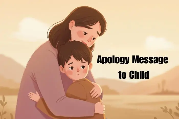 How to Write an Apology Message to Your Child?