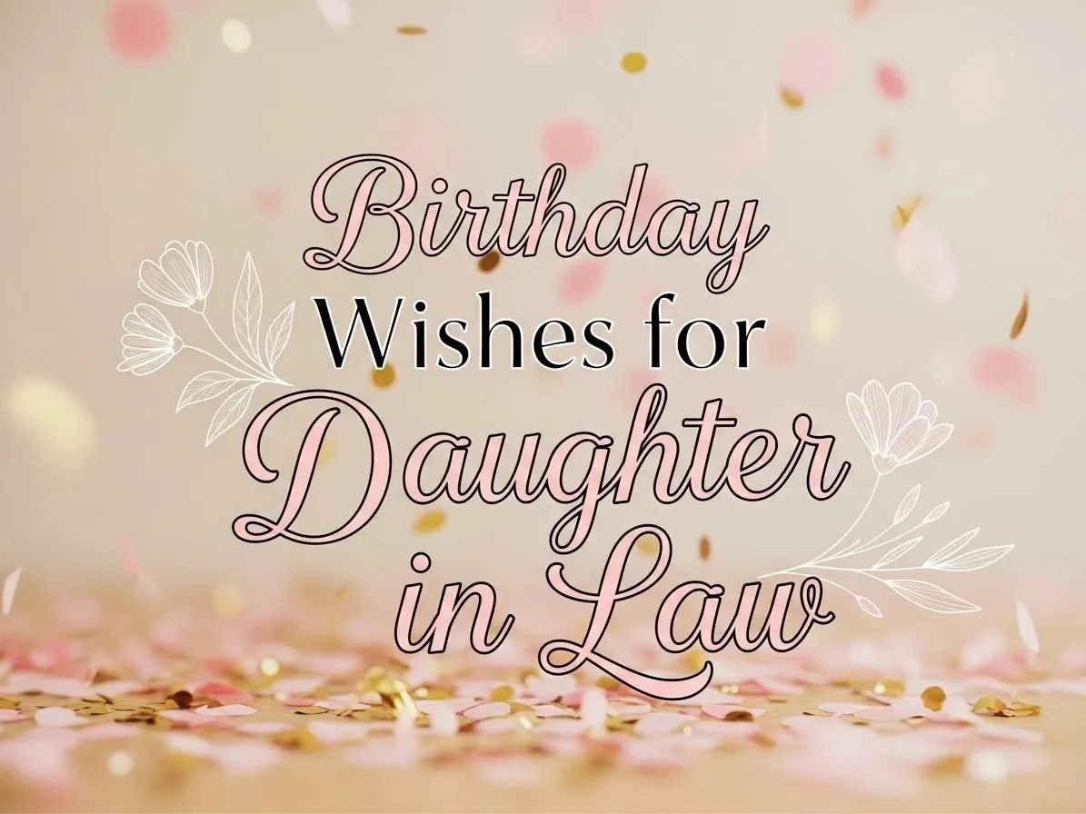 Birthday Wishes for Daughter in Law to Show Your Love
