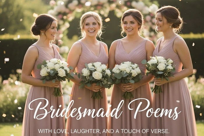 Beautiful Bridesmaid Poems to Show Love, and Gratitude on This Special Day