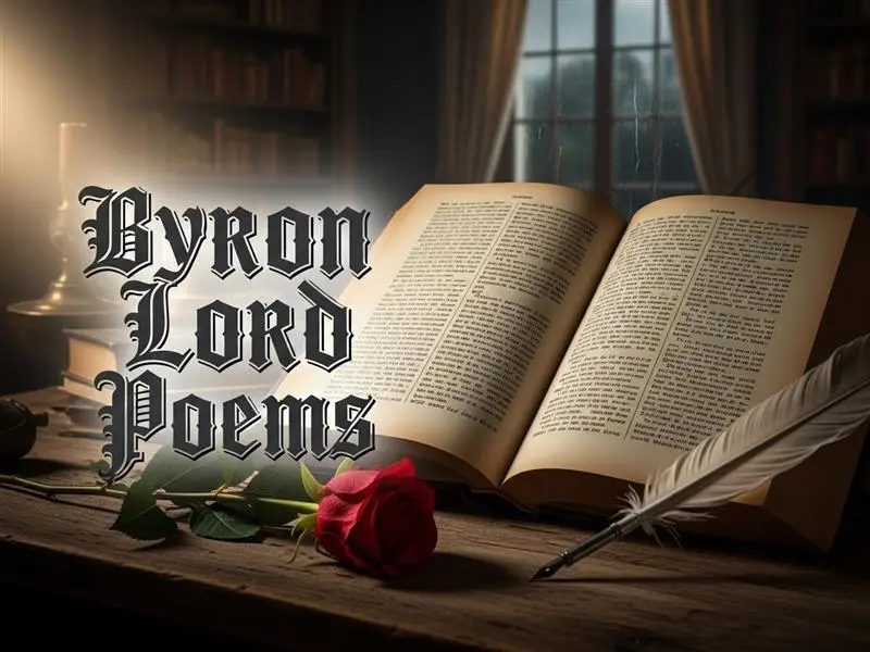 Most Famous and Romantic Byron Lord Poems to Read