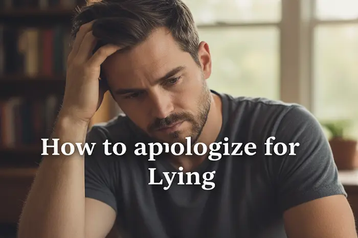 How to Apologize for Lying: A Complete Guide to Regaining Trust