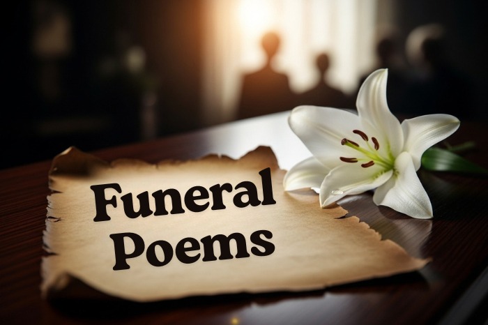 Funeral Poems – Tribute Verses for Mom, Dad, Sister, Brother & Grandma